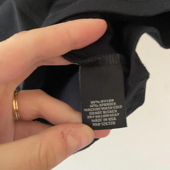 DAVID LERNER black bodycon scoop neck dress nwt - Picture 6 of 6